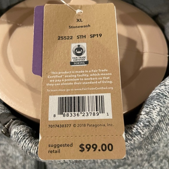 Patagonia Better Sweater Gray Qrtr Zip Pullover - Picture 5 of 5